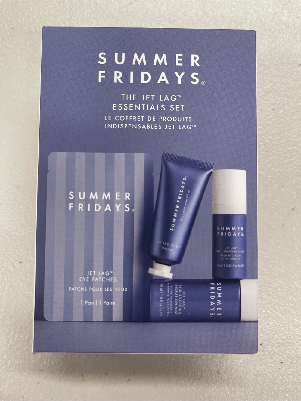 Summer Fridays Jet Lag Essentials Set – Navy Blue Kit